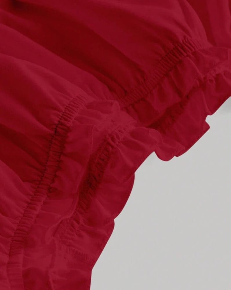 فستان احمر تسليم فوري